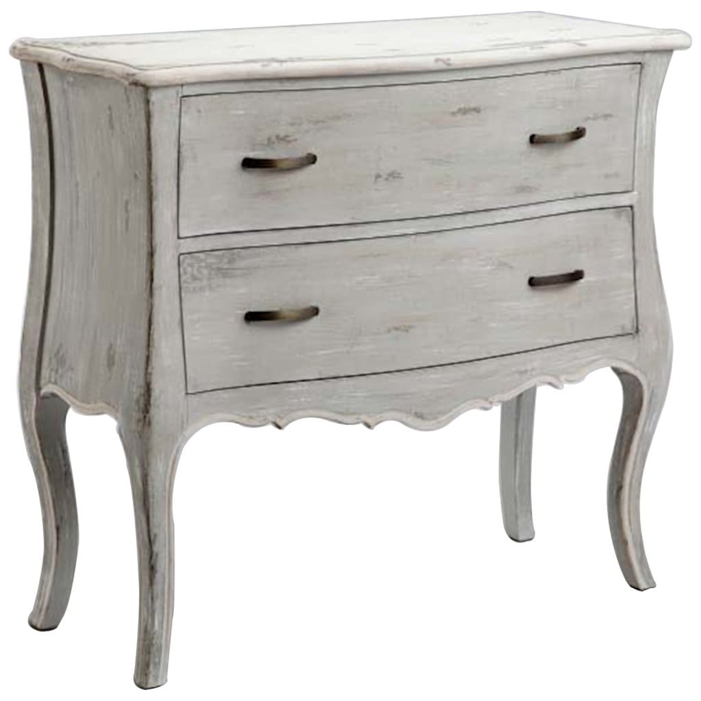 Fawna 2-Drawer Accent Chest in Gray